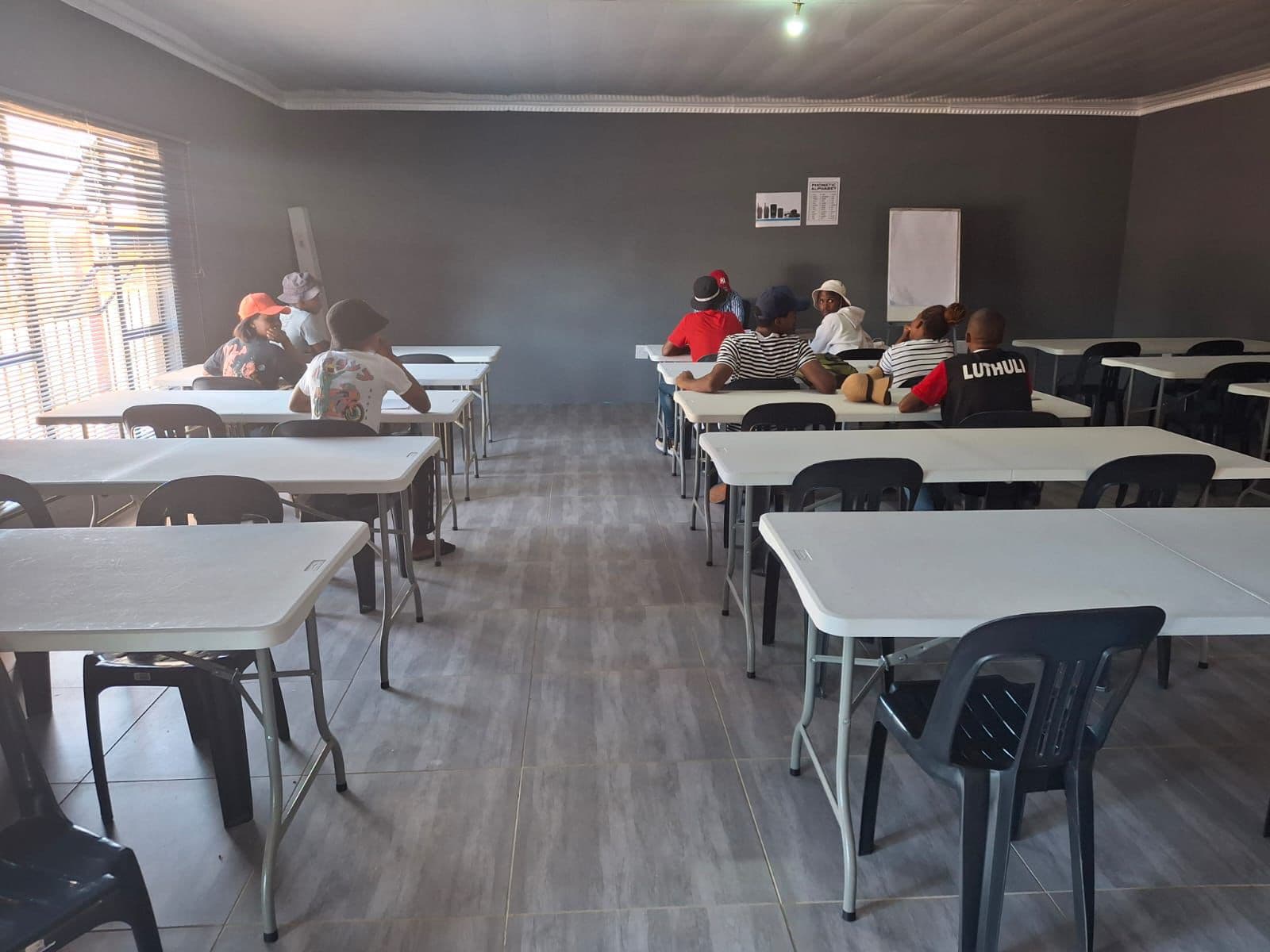 Security training classroom view from the back